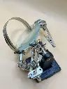 Magnifier stand with three handles
