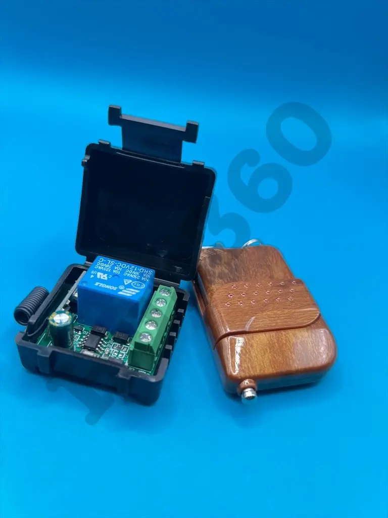 RF wireless remote with receiver and control board