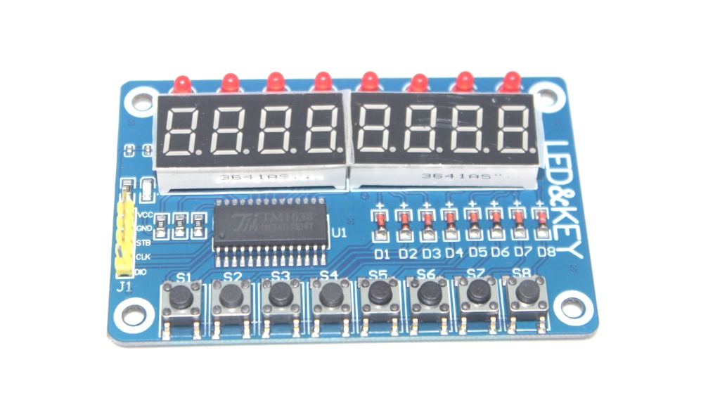 TM1638 LED and keypad module