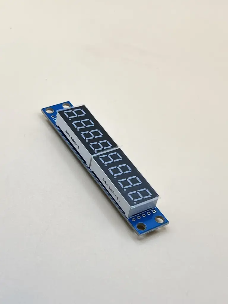 Max7219 dual 8 digit seven segment display module