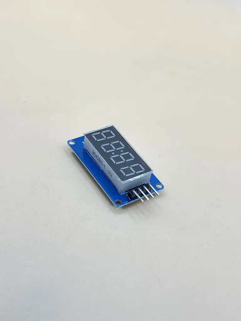 4 digit clock seven segment display module