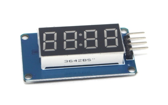4 digit clock seven segment display module
