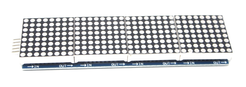 Max7219 4 in 1 dot matrix module