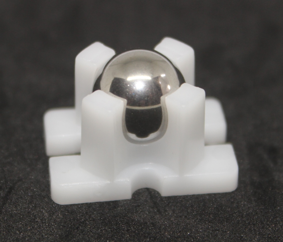 2wd mini vacuum steel ball caster wheel