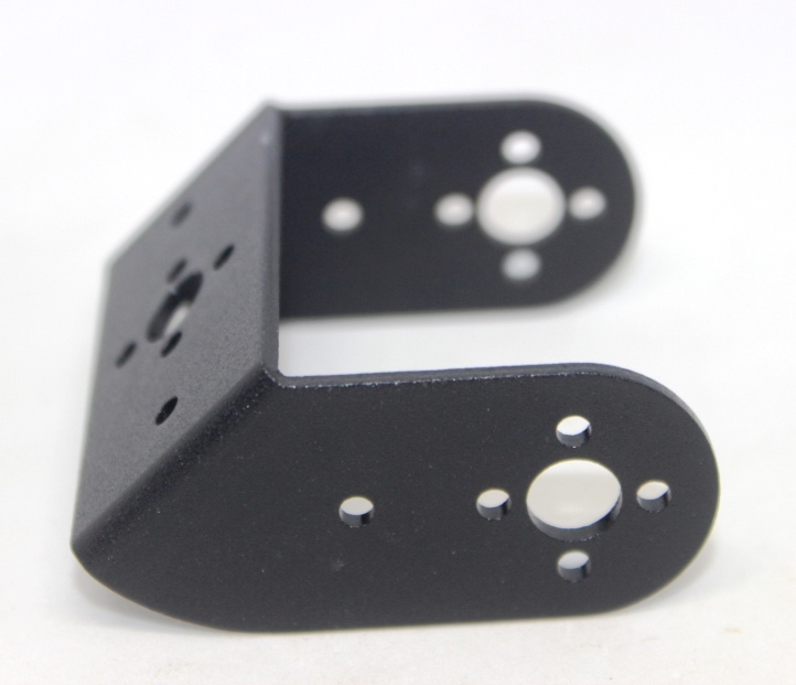 Oblique U shaped servo bracket