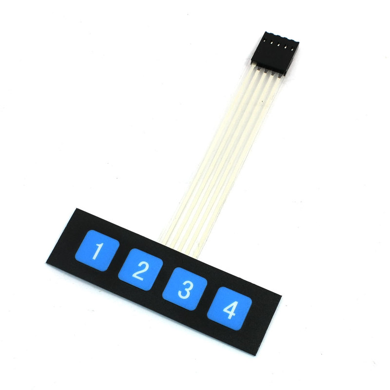 1X4 membrane matrix keypad