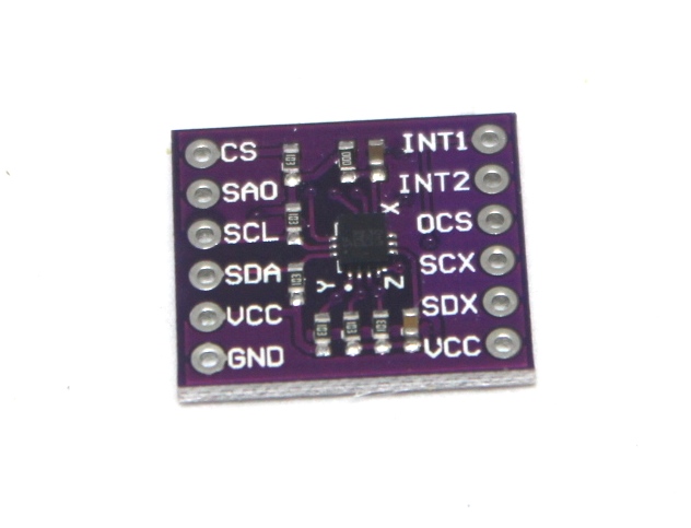 MCU-6D0F LSM6DLS 6 axis inertial acceleration and gyro sensor module