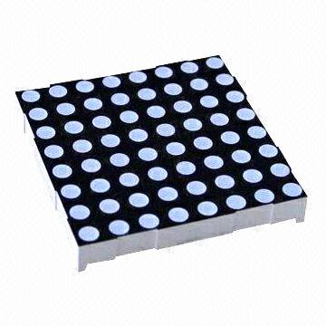 3mm 8*8 dot matrix red led
