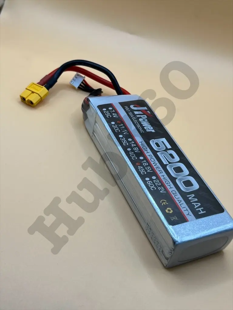 JiPower 3S 5200mAh 11.1V 45C LiPo Battery for Drones, RC Cars & Robotics