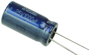 1000uF 25V electrolytic capacitor