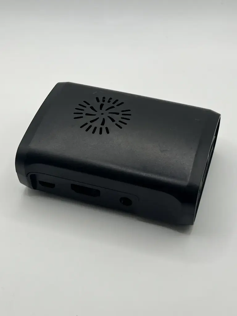 Raspberry pi injection-moulded  casing black