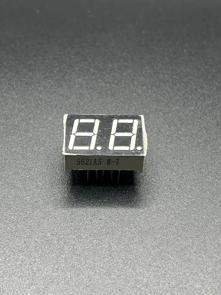 0.5 inches 2 digit seven segment