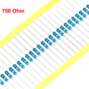 750Ω 1/4W resistor