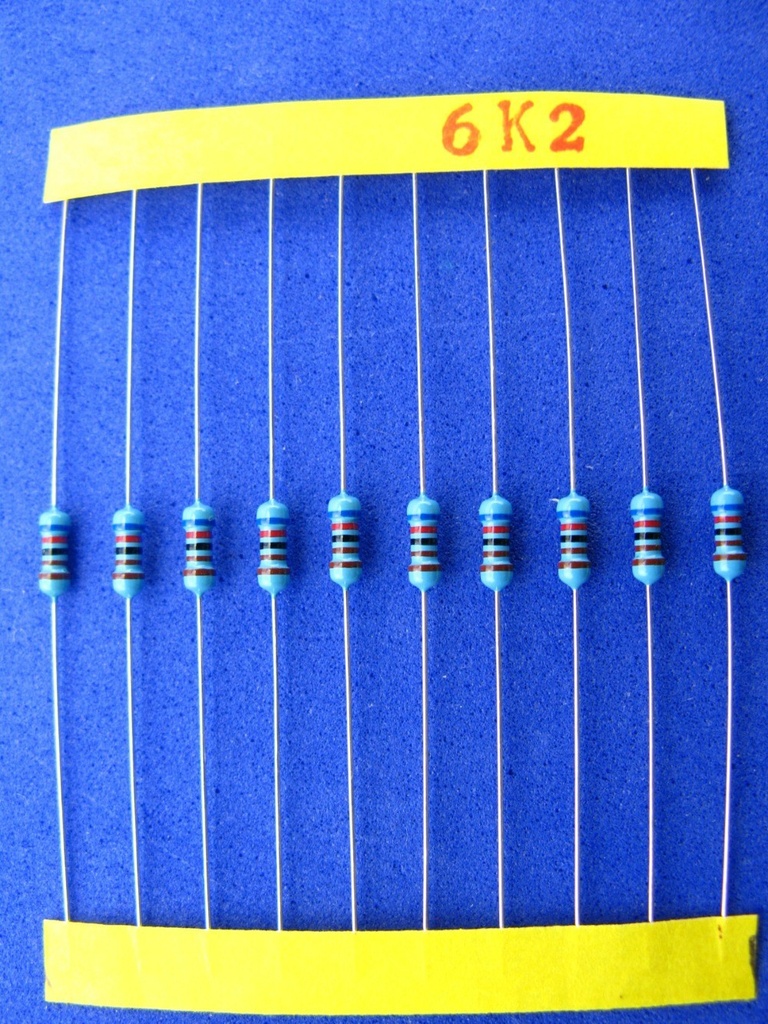 6.2KΩ 1/4W resistor