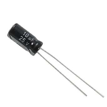 10uf 25V electrolytic capacitor