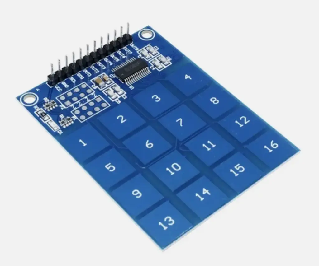16 channel digital capacitive touch sensor