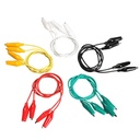 Double end crocodile clip cable jumpers 46cm