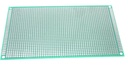 9cmx15cm double sided fiberglass PCB veroboard/stripboard