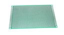 8cmx12cm double sided fiberglass PCB veroboard/stripboard